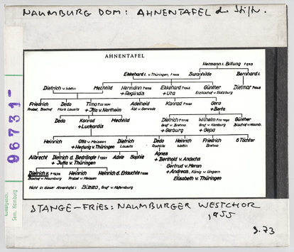 Vorschaubild Naumburg, Dom: Ahnentafel der Stifter Diasammlung